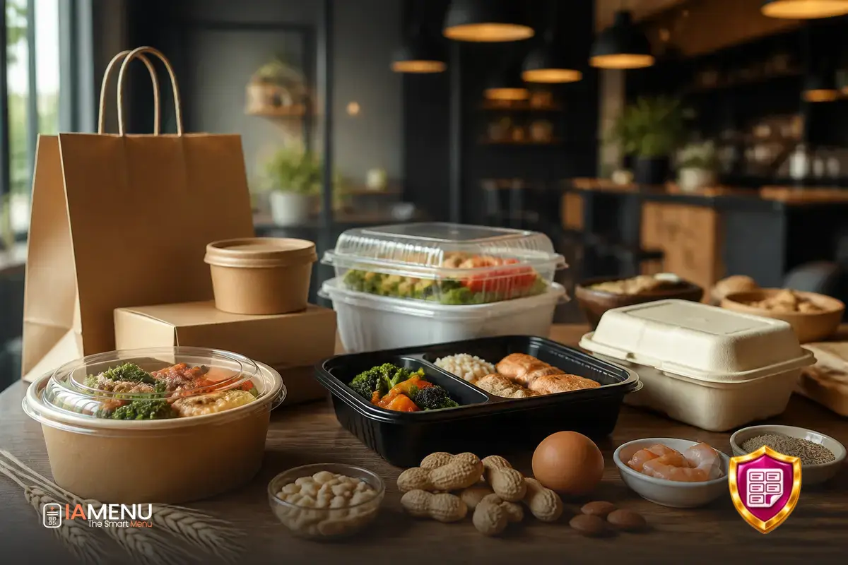 Αλλεργιογόνα σε συσκευασίες φαγητού για takeaway και delivery