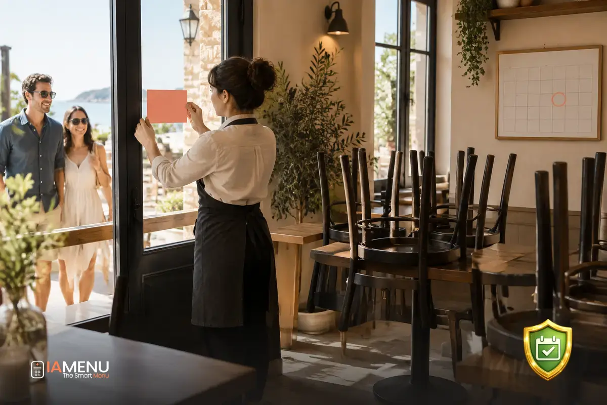 Chiudere il ristorante durante una festività senza perdere prenotazioni (2026)