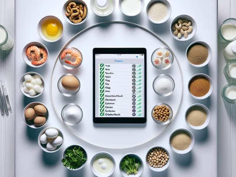 AI detecting allergens in restaurant dishes automatically