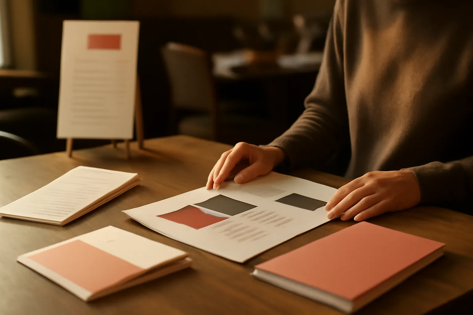 Personalizzare il menu digitale colori in tutto il tuo materiale