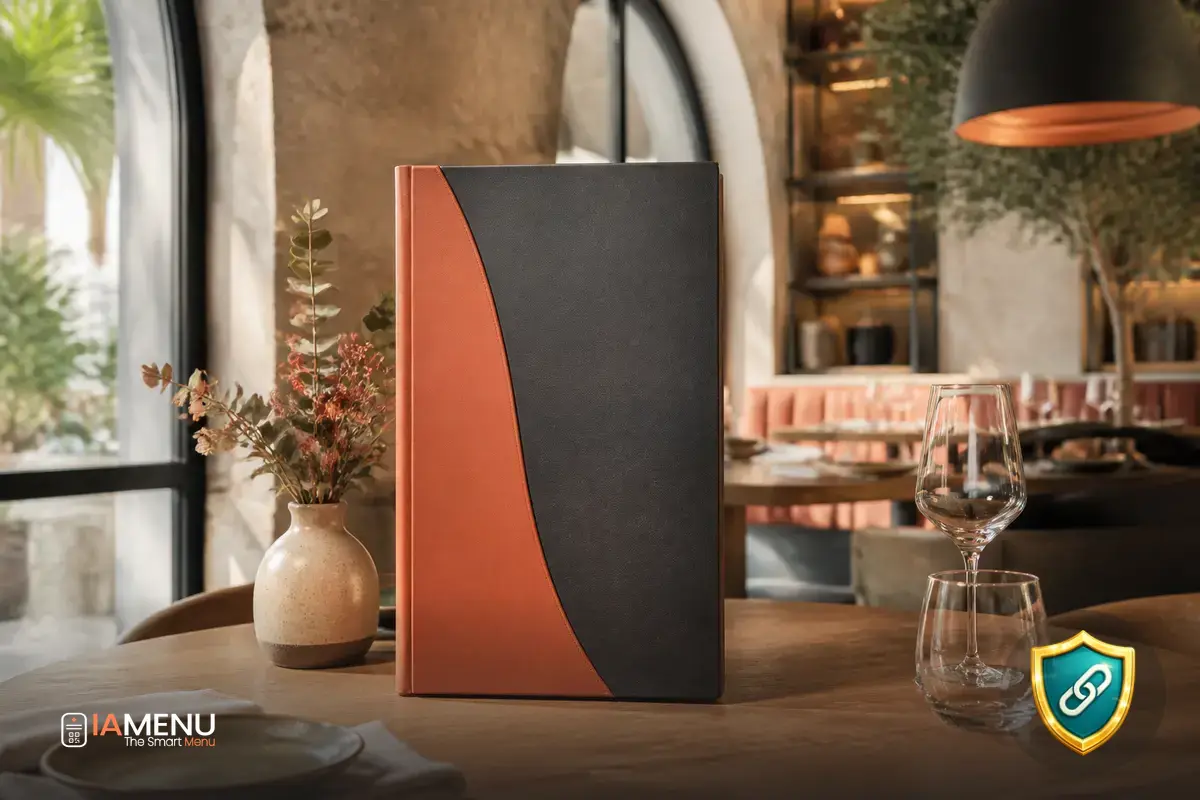 Domínio próprio para menu de restaurante, com a sua marca