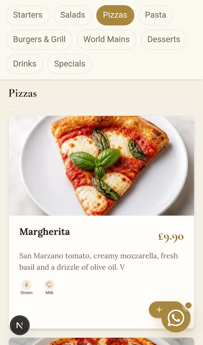 Configure General Information of the restaurant