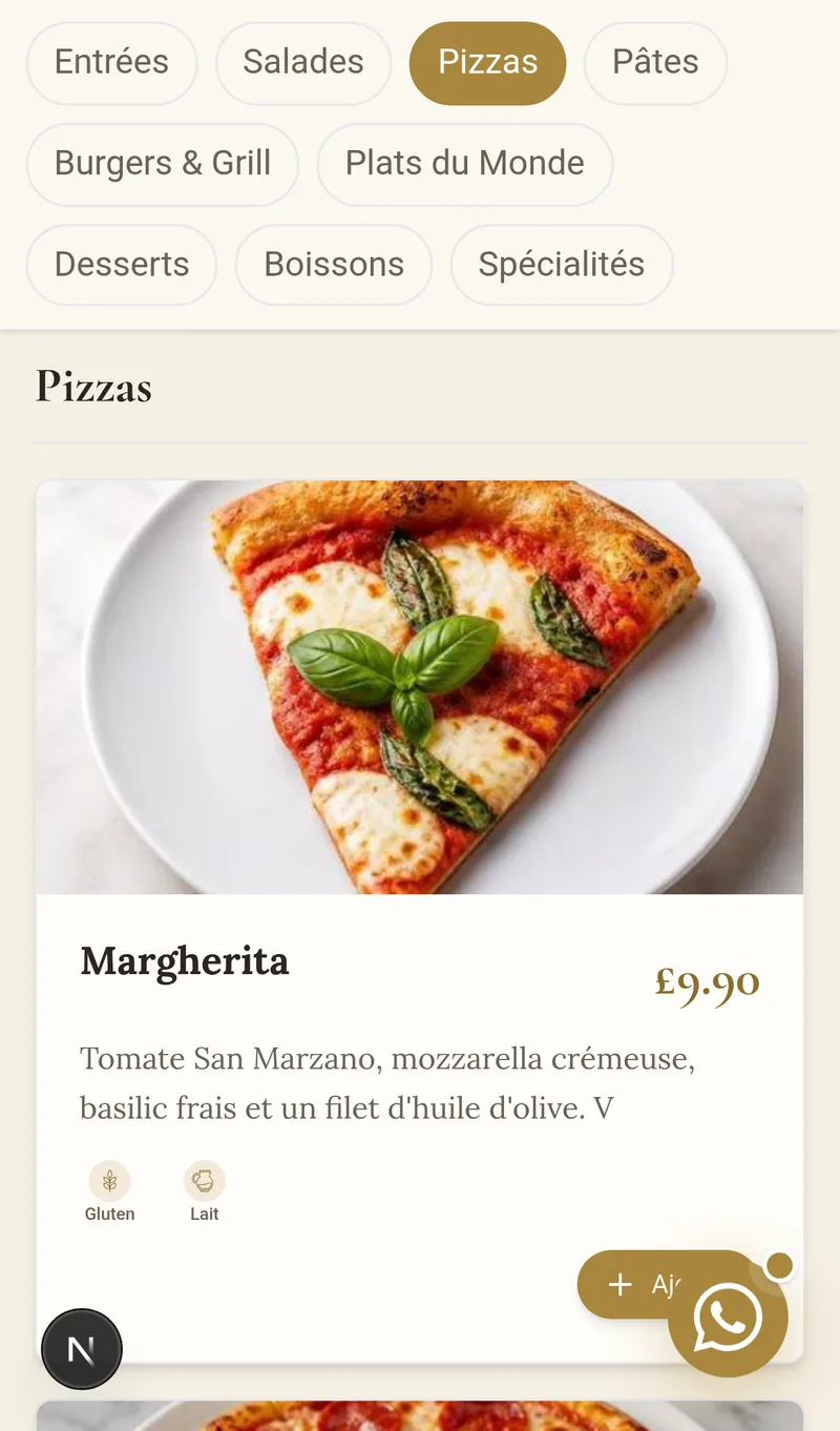 Configurer les Informations Générales du restaurant