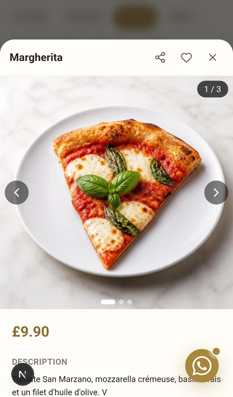 Activer WhatsApp dans le menu QR